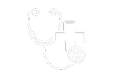 Medical clinic with doctor consulting patient